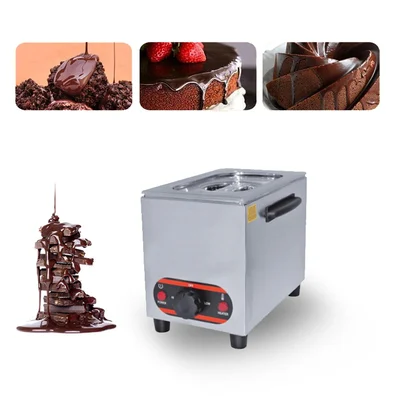 Akasa CM 15 SGL Stainless Steel Single Container Chocolate Melter, 200W